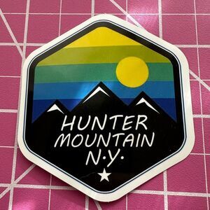 💜13/$13 +Bundle Sticker Sale | Travel Hunter Mountain NY Waterproof Sticker